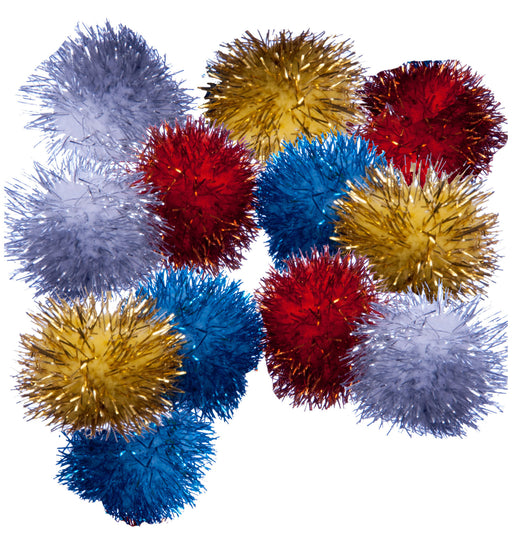 Tinsel Balls Toys for Cats, 12 pack -   