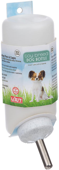 Dog Waterer - Lixit Small Dog Waterer, 16 oz  