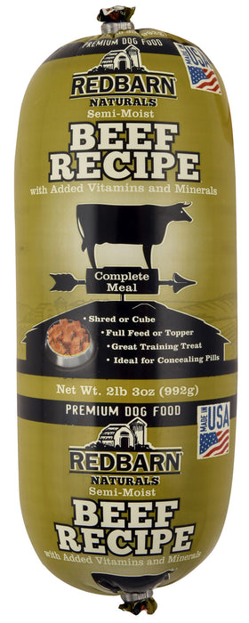 Redbarn Naturals Beef Recipe Dog Food Roll - 10.5 oz  