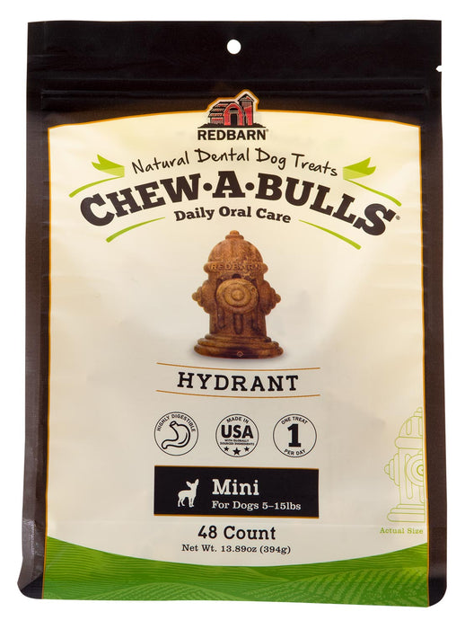 RedBarn Fire Hydrant Chew-A-Bulls Multi-Pack - 48 ct Mini Fire Hydrant Chew-A-Bulls  