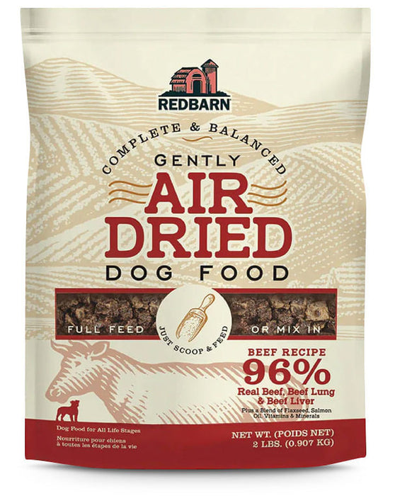 Redbarn Air Dried Recipe Dog Food - 2 lb Beef 