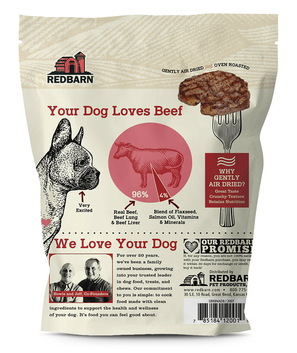 Redbarn Air Dried Recipe Dog Food - 2 lb Beef 