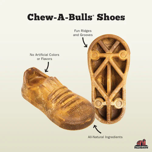 Redbarn Chew-A-Bulls, Shoe - Large  