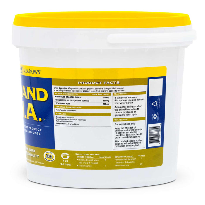 Grand H.A. Hyaluronic Acid Supplement for Joint Support in Horses