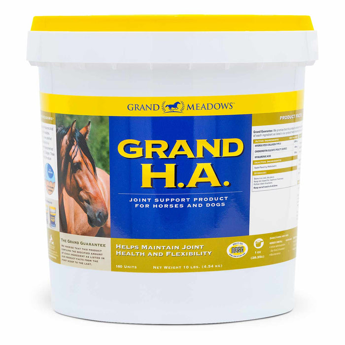 Grand H.A. Hyaluronic Acid Supplement for Joint Support in Horses
