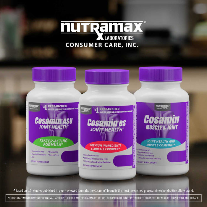 Nutramax Cosamin ASU Joint Health Supplement with Glucosamine, Chondroitin & ASU for Men’s & Women's Joint Health