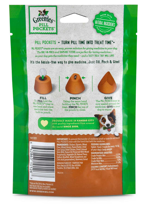 Greenies Pill Pockets for Tablets, 30 Count - Beef  