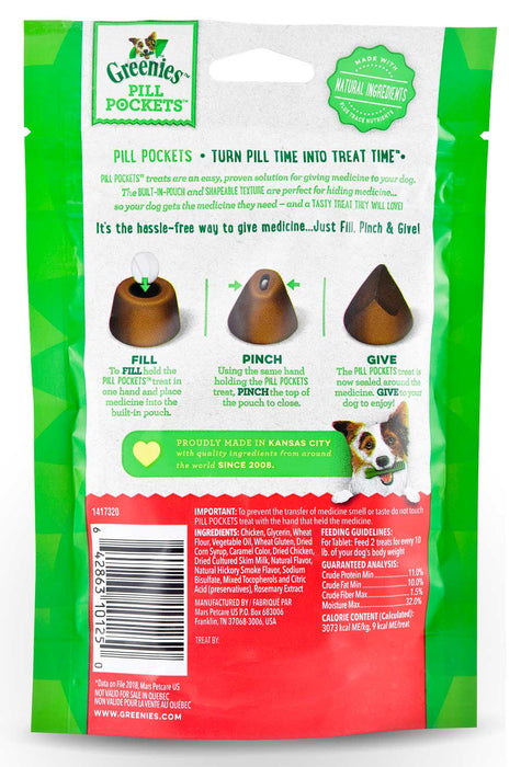 Greenies Pill Pockets for Tablets, 30 Count - Beef  