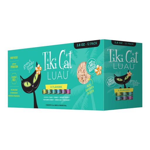 Tiki Cat Luau Wet Cat Food, Variety Pack Size 2.8oz