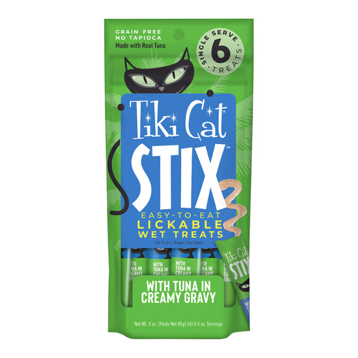 Tiki Cat Stix Wet Cat Treats, Tuna Size 3oz