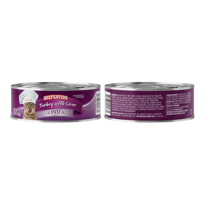 Beefeaters Pate - 5.5 oz, 24 ct Turkey with Liver 