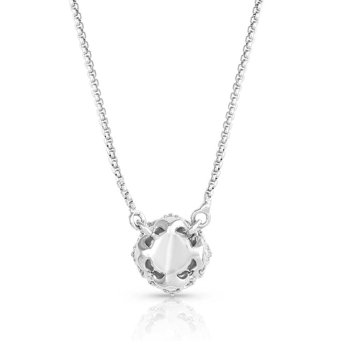 On the Edge Crystal Necklace -   