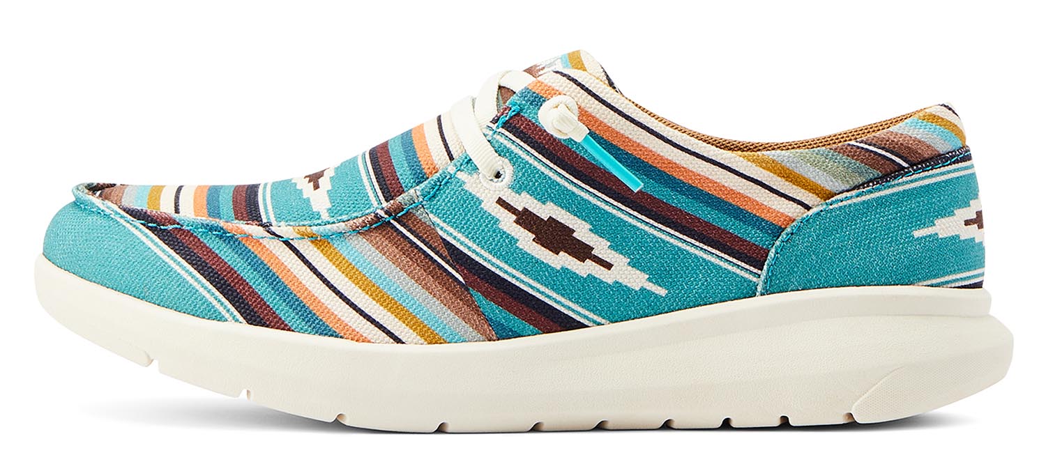 Ariat Women's Hilo Shoes - Turq Serape 11 