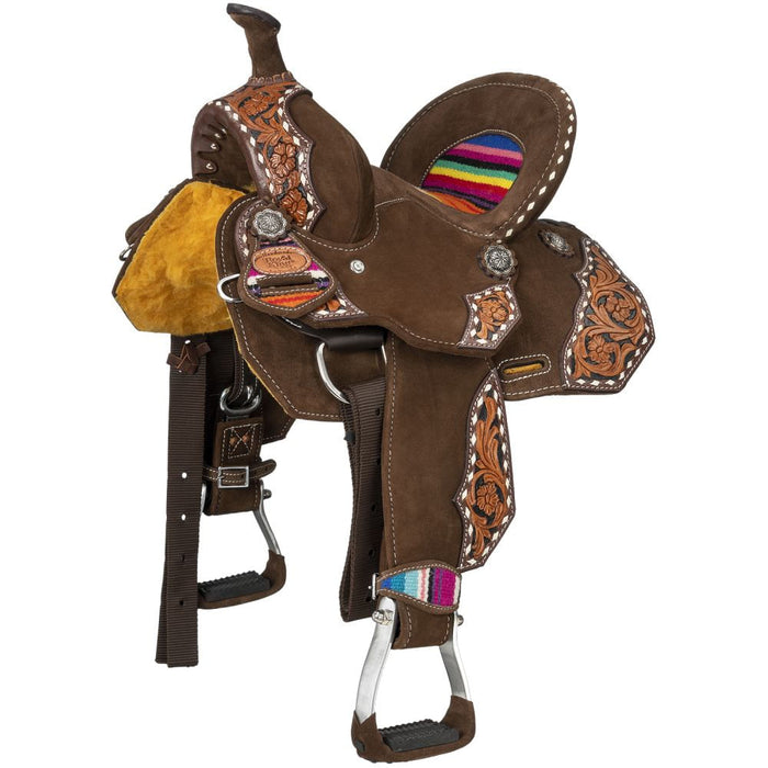 Royal King Youth Pecos Saddle - Brown 12 in 