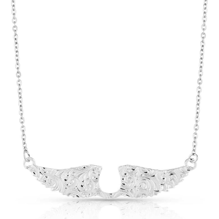 Destined Horseshoe Necklace -   