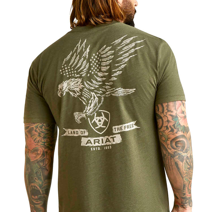 Ariat Men's Fighting Eagles Short Sleeve T-Shirt - Medium  