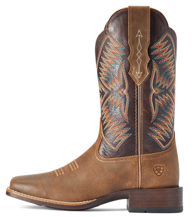 Ariat Women's Odessa StretchFit Western Boot, Fateful Brown - 10  