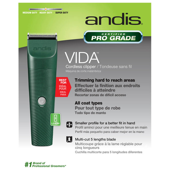 Vida Cordless Adjustable Blade Clipper -   