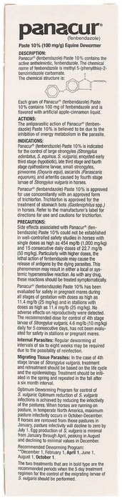 Panacur Horse Wormer Paste, 25 g - 12 Pack  