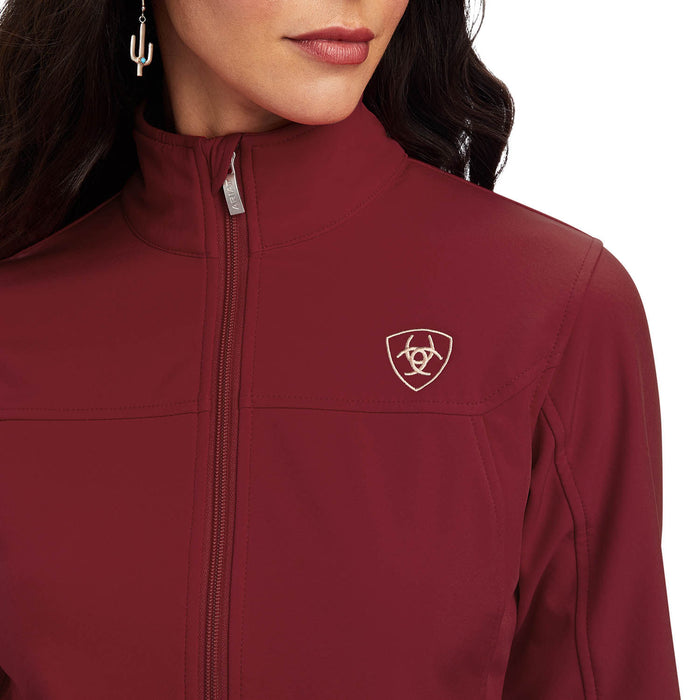 Ariat Women's Aparejo Team Softshell Jacket, Sun-Dried Tomato - XLarge  