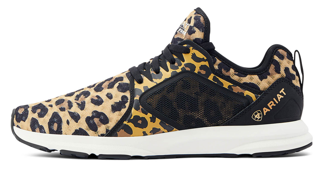 Ariat Women's Fuse Tennis Shoes, Leopard Print - 7  