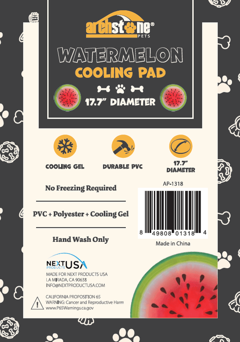 Pet Cooling Pad, Watermelon - 17.7"  