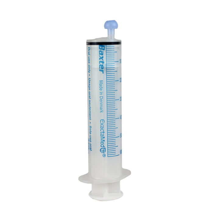 Baxter Oral Syringe  60 cc  Excentric - Clear 60 cc, Eccentric 