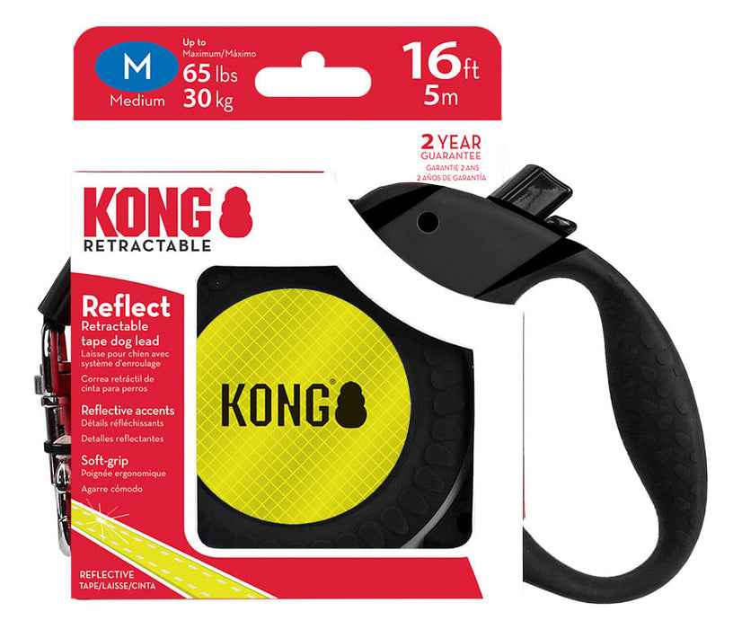 KONG Reflect Retractable Leash - Medium  