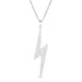 Lightning Strike Silver Artistry Necklace -   