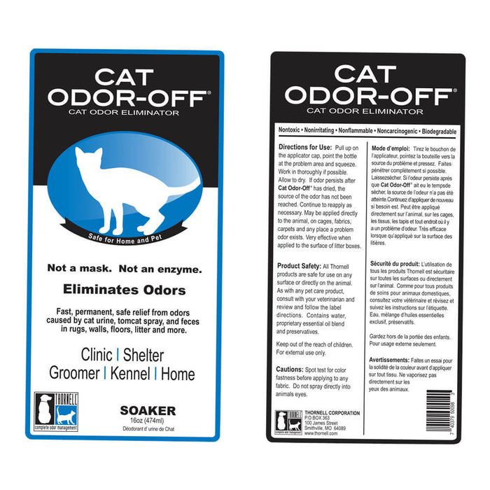 Cat Odor-Off Soaker  16 oz - 16 oz  