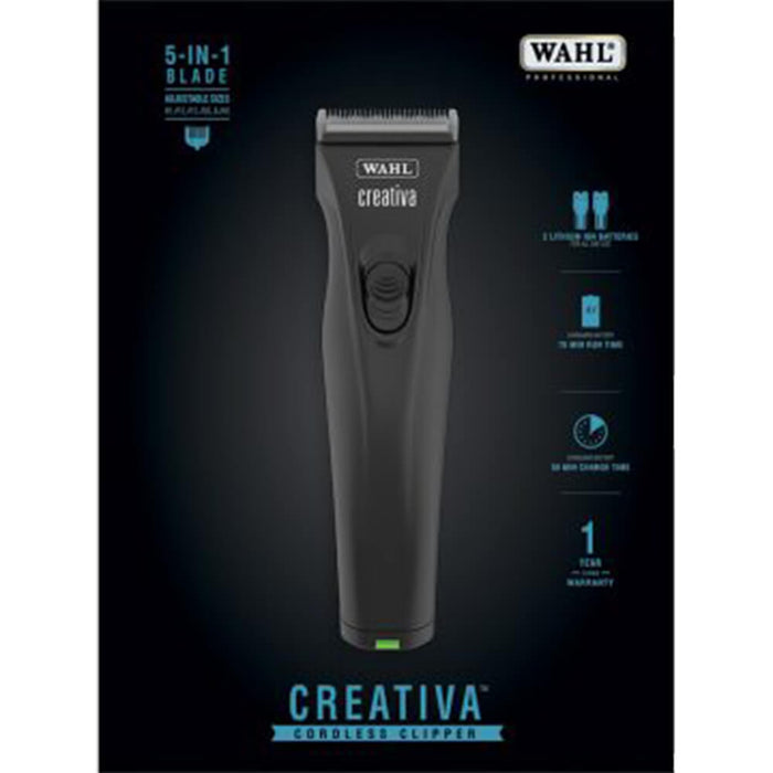 Creativa Cordless Clipper Black - Black  