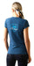 Ariat Women's Logo Script T-Shirt, Deep Petroleum - XXLarge  