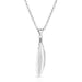 Solo Flight Turquoise Feather Necklace -   