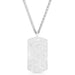 Big Bold Stripes American Made Dog Tag Necklace -   