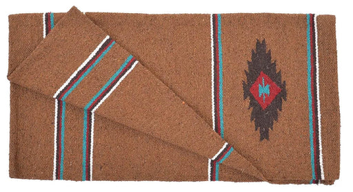 Diamond R Single Weave Saddle Blanket - Tan  