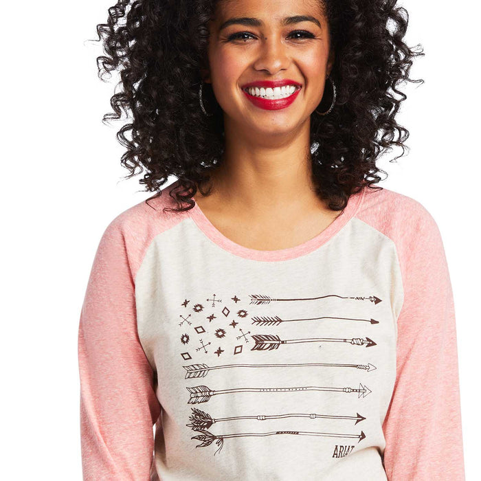 Ariat Women's Arrow Raglan Shirt - MED  