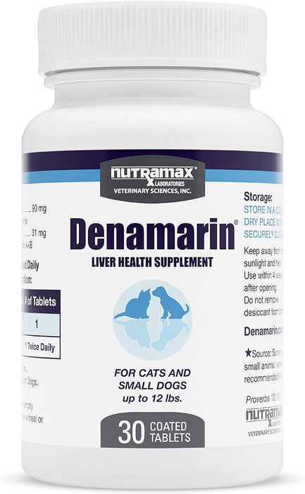 Denamarin Liver Health Tablets - Up to 12lbs  