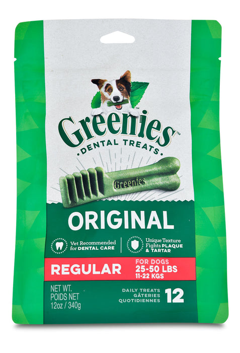 Greenies Treat Pack, Regular - 12 ct Greenies Treat Pack, Regular 12 oz  