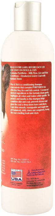 Bio-Groom Concentrated Flea & Tick Shampoo - 12 oz Flea & Tick Shampoo  