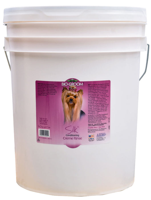 Bio-Groom Silk Conditioning Creme Rinse - Silk Creme Rinse, 5 gallon  