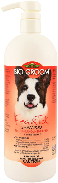 Bio-Groom Concentrated Flea & Tick Shampoo - 32 oz Flea & Tick Shampoo  