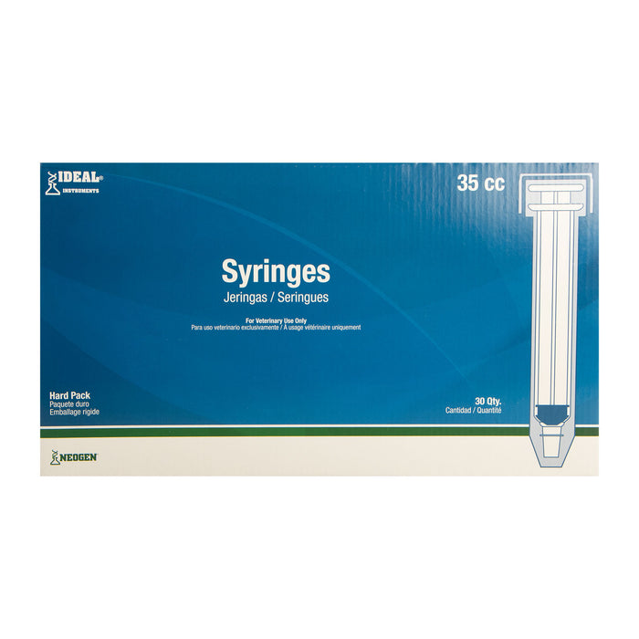 Ideal Luer Lock Syringes, Boxes - 35 mL (30 count) - Monoject L.L. Syringe  