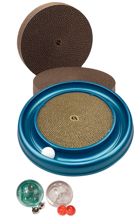 Turbo Scratcher Cat Toy Complete Set -   