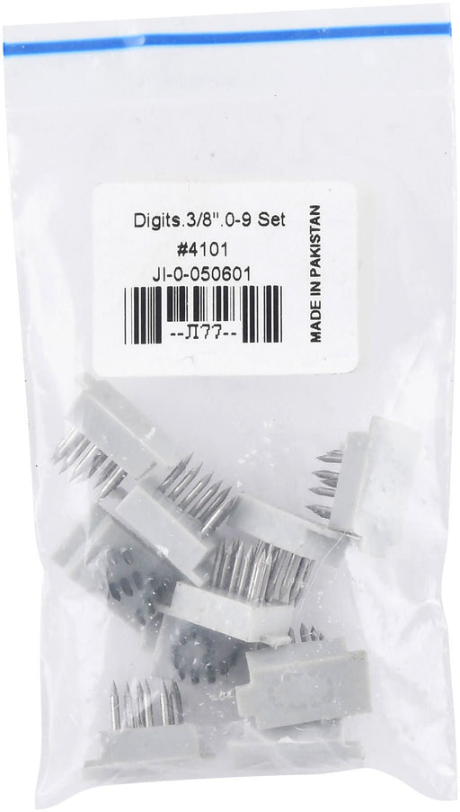 3/8' Digits Set (0 - 9), for Standard Tattoo Outfits - Jeffers - Farm & Ranch Supplies > Identification & Ear Tags