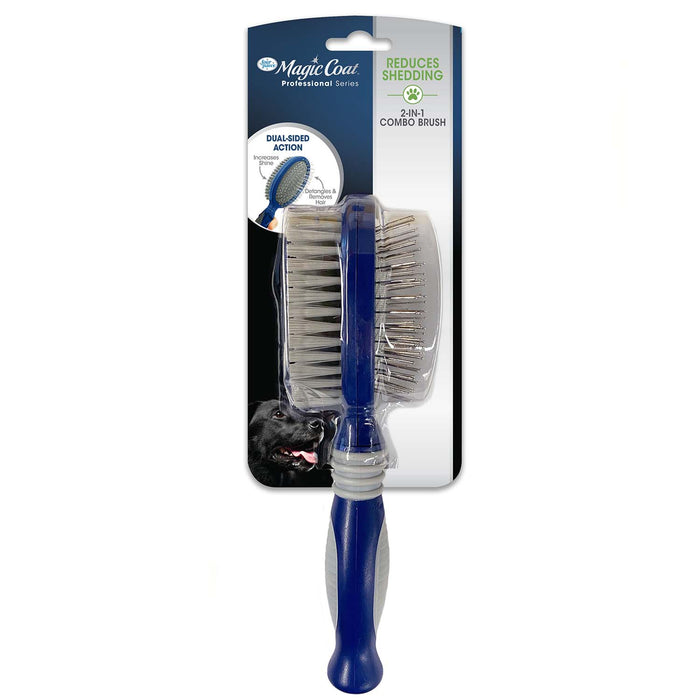 Magic Coat Professional Series 2-in-1 Combo Pin and Bristle Brush - 