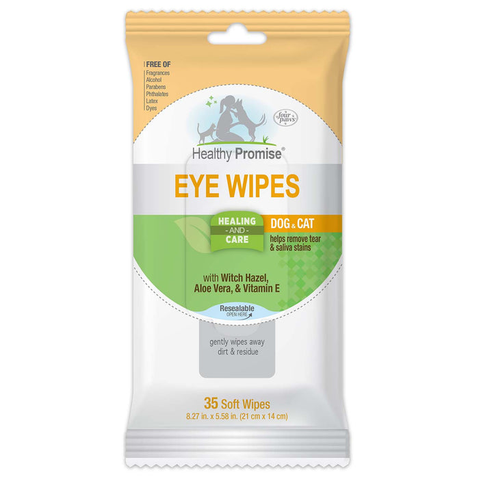 Healthy Promise Cat & Dog Eye Wipes (35 Count) - 35ct