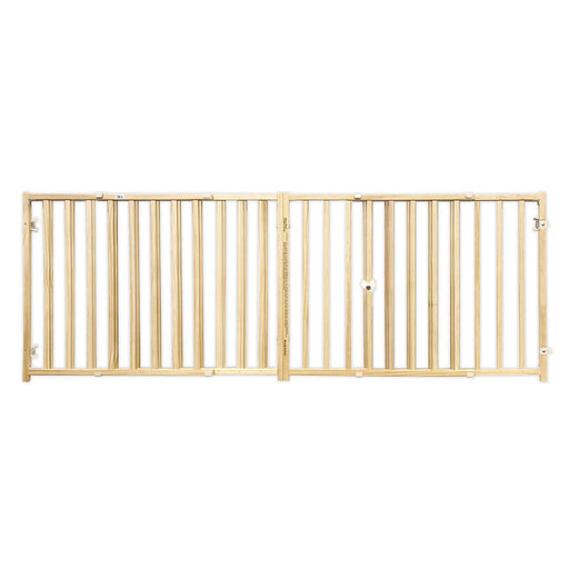 Extra Wide Expandable Wood Gate, 24" H -   