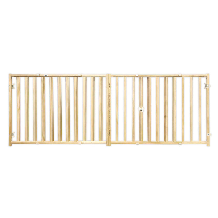 Extra Wide Expandable Wood Gate, 24" H -   