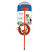 Roam About Dog Tie Out Stake with Cable, Red, 25 Ft - Red25 ft