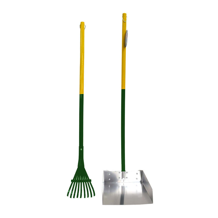 Dog Rake & Scooper Set for Pet Waste Pick-up - Large